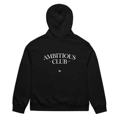 Black premium hoodie focused on mindset lifestyle